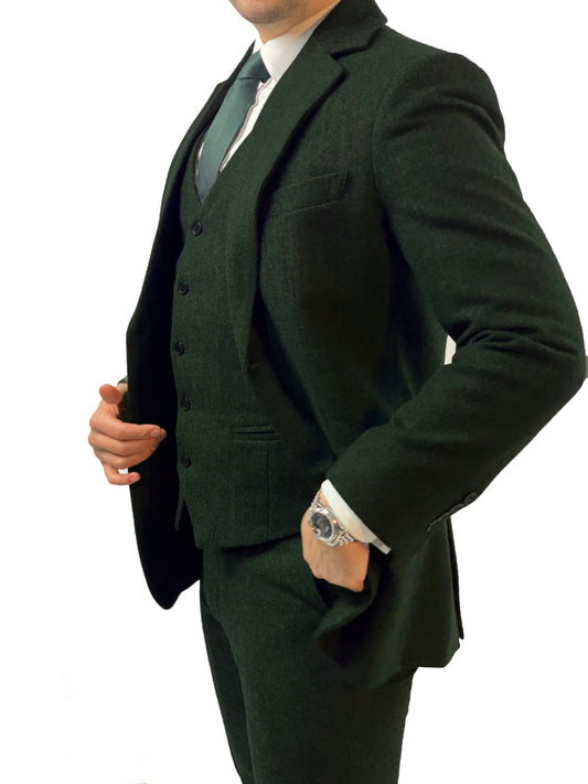 Peaky Grey Estate Herringbone Tweed Trouser